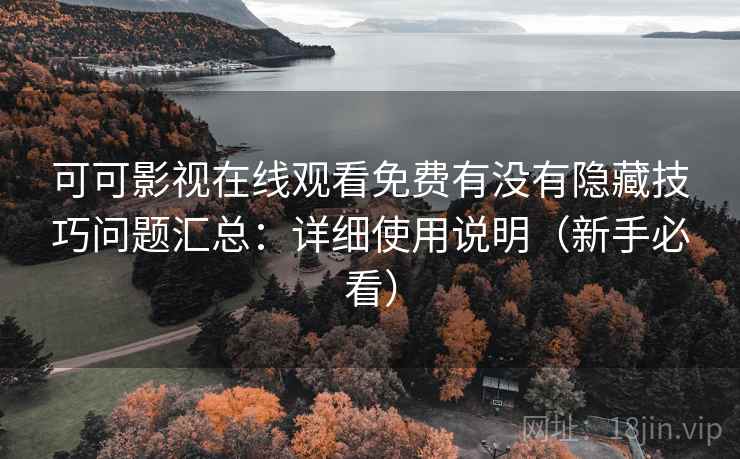 可可影视在线观看免费有没有隐藏技巧问题汇总：详细使用说明（新手必看）